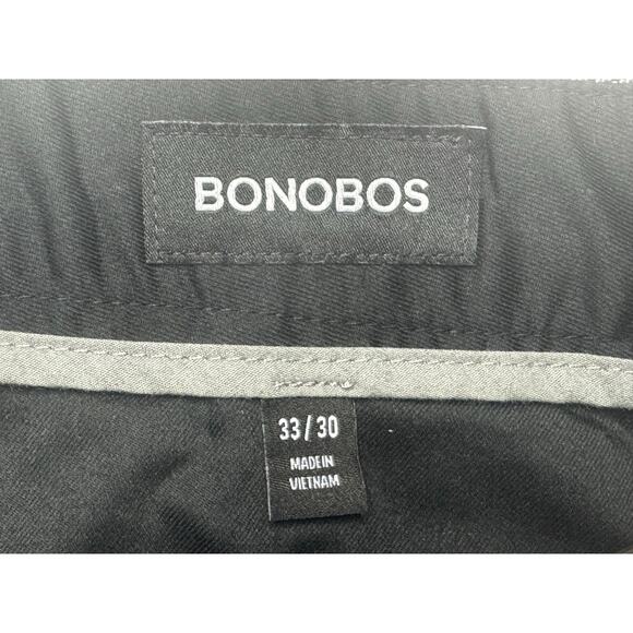 Bonobos Men's Monday Slim Straight Leg Gray Chino Pants - Size 33x30 (34x27) - Picture 3 of 6